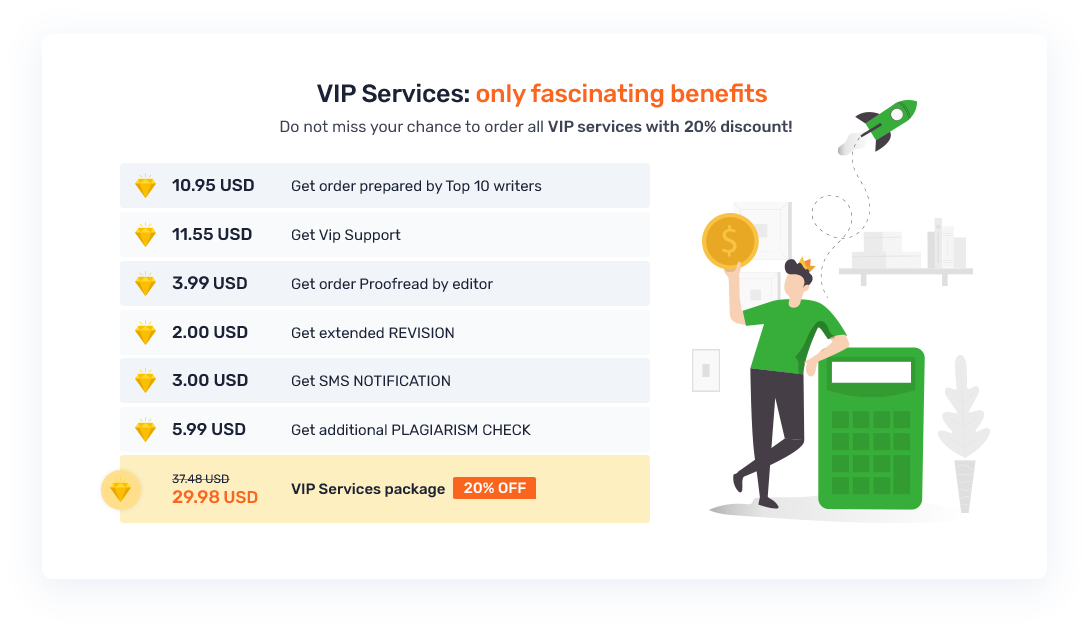 VIP Services Package desktop