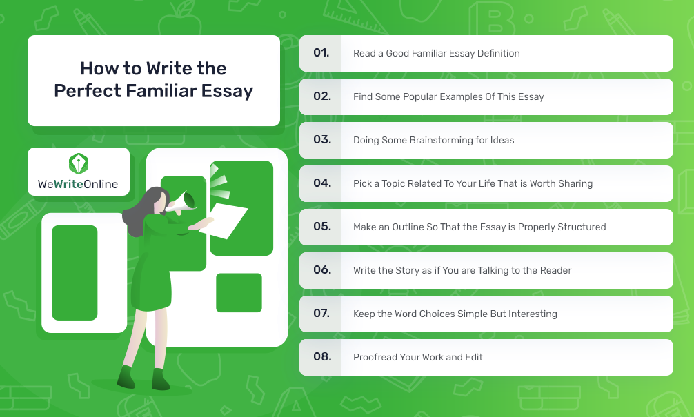 familiar essay characteristics